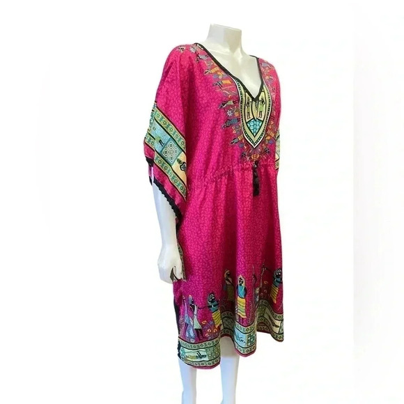 Rebellion Kafton Festival  Egyptian Motif One Size Dress - Picture 2 of 10